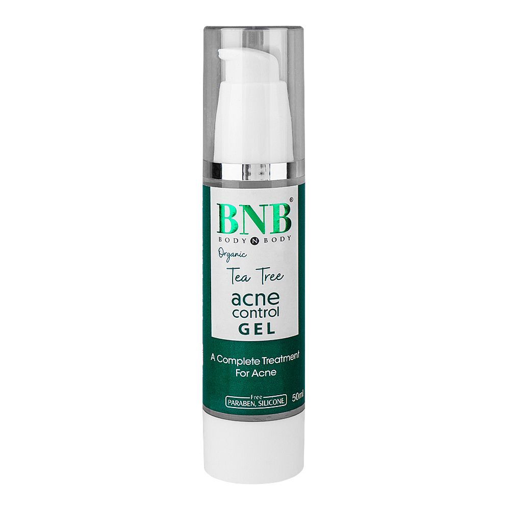 BNB Organic Tea Tree Acne Control Gel, Paraben And Silicon Free, 50ml