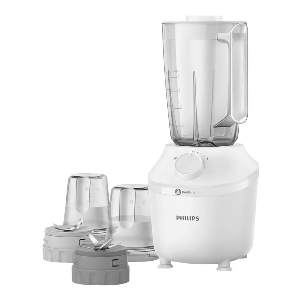 Philips 3000 Series Pro Blend System Blender, 450W, Plastic Jar, Blade Mill, Chopper, HR-2041/30