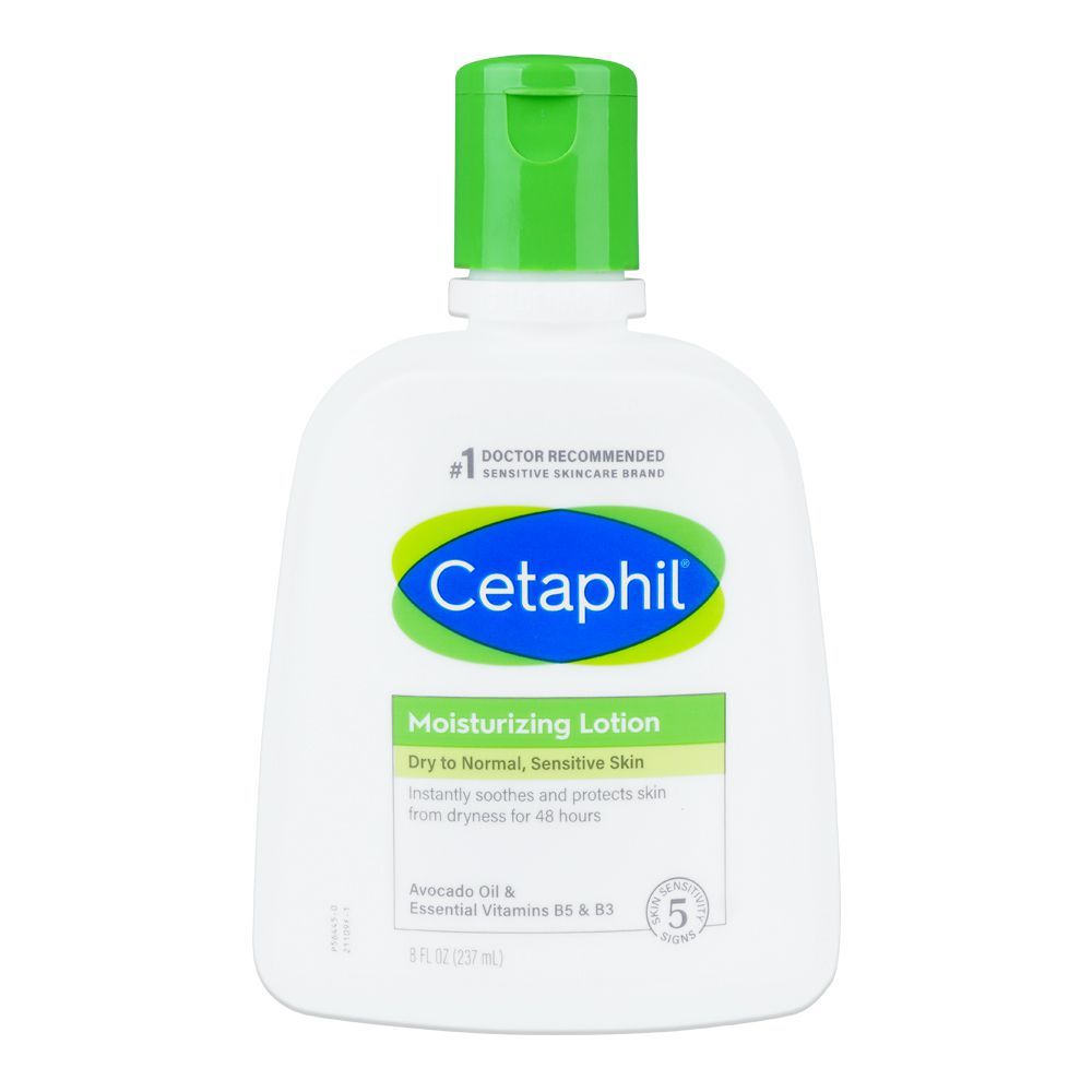 Cetaphil Lotion Moisturizing Dry To Normal, For Sensitive Skin, 237ml