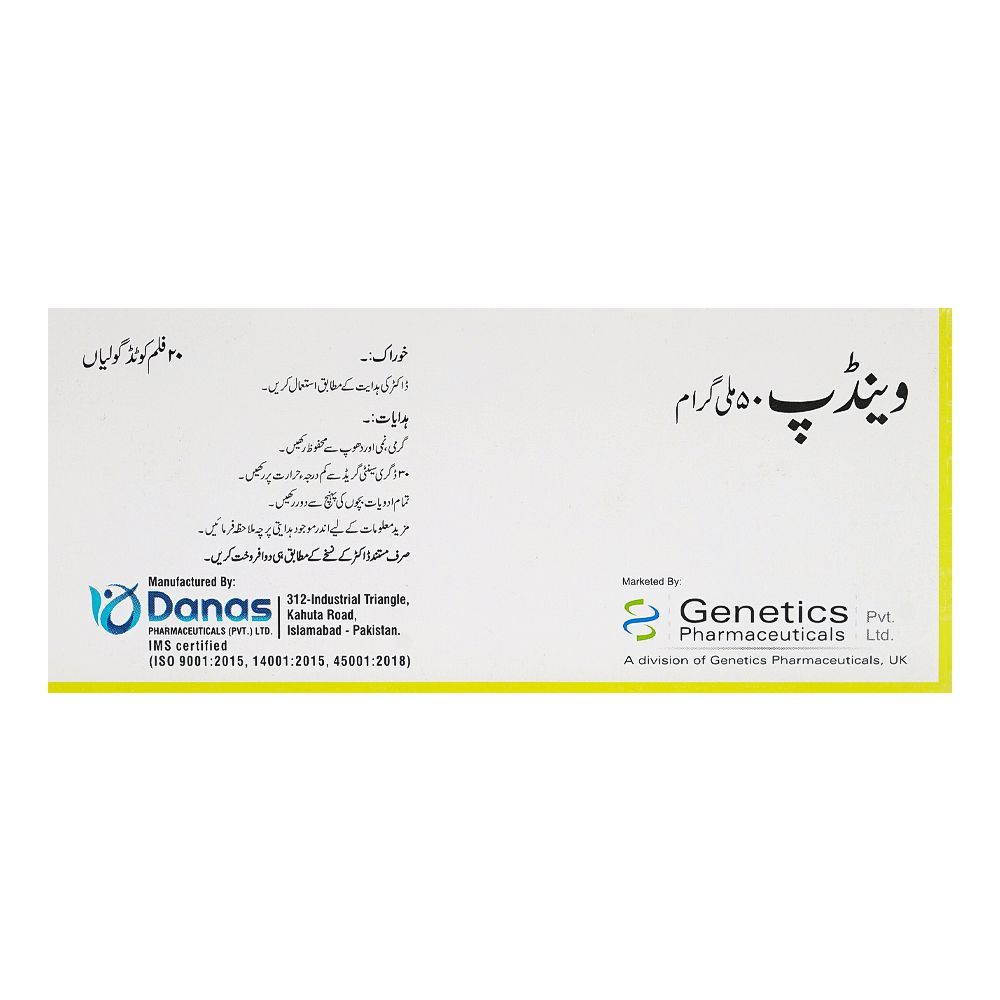 Endep Tablet Vendep Tablets 50mg, Box (20 Tablets)