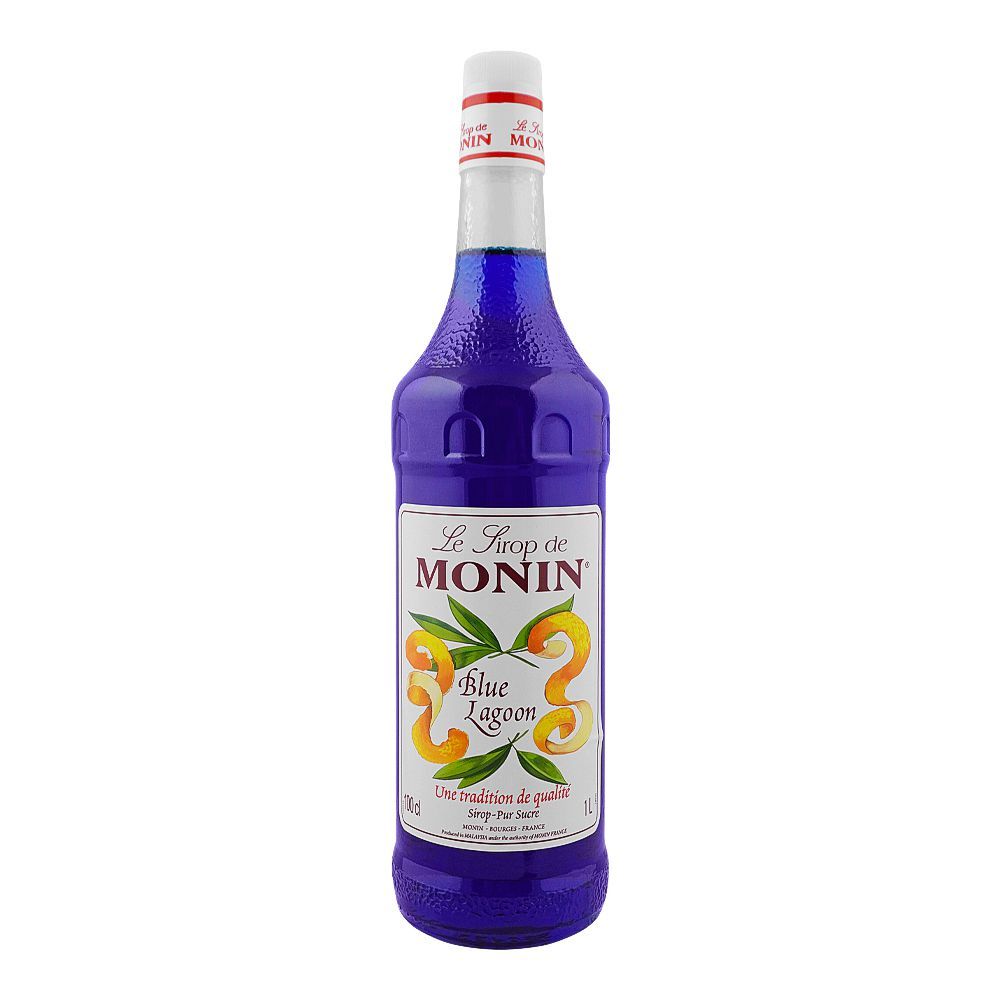 Monin Blue Lagoon Syrup, 1 liter