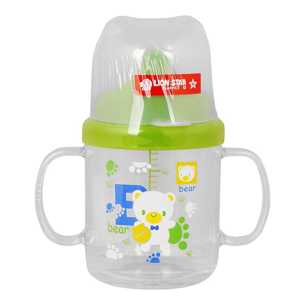 Lion Star Plastic Junior Mug With Handles, Baby Training Sippy Cup, 200ml, GL-34