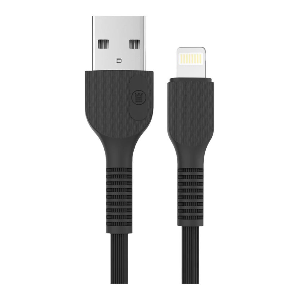 West Point 2.4A Lightening Fast Charging Cable  Black  WP-303