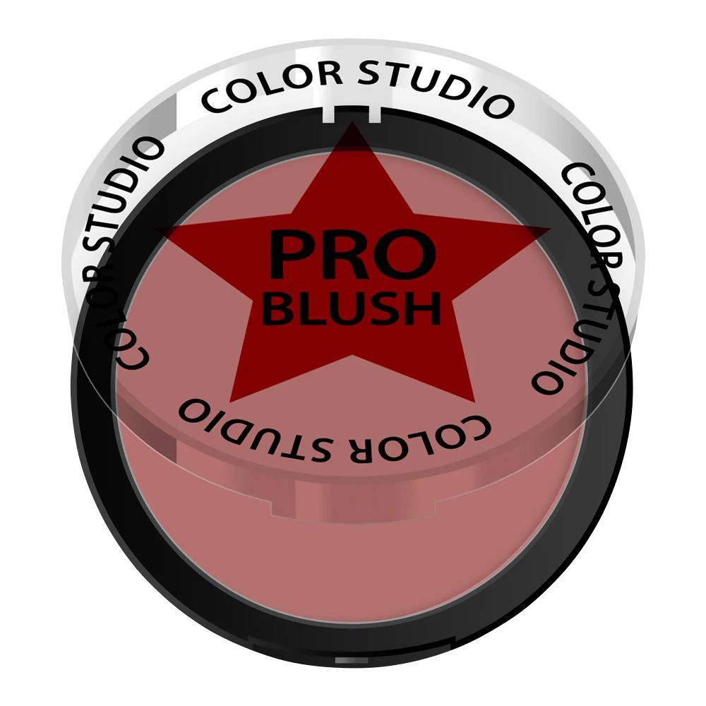 Color Studio Professional Pro Blush, Paraben Free, Super Soft, All Day Long, 221 Red Queen