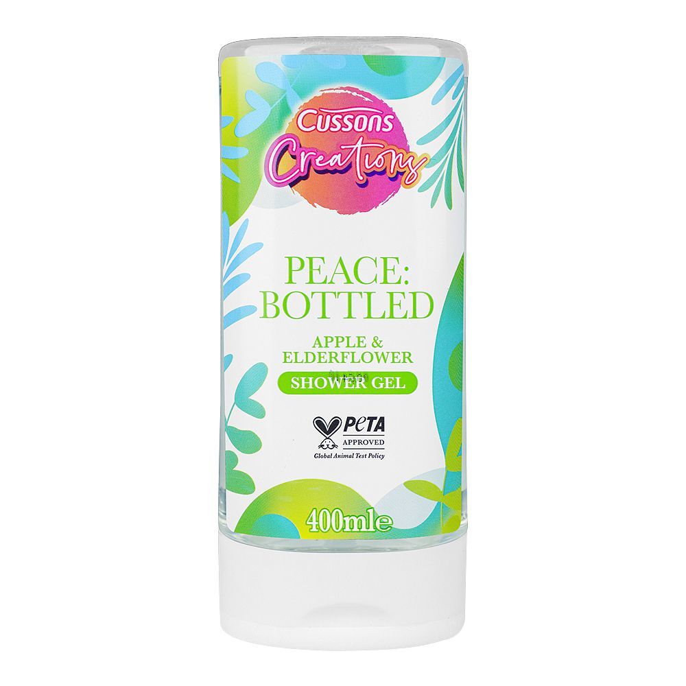 Cussons Peace Bottled Apple & Elder Flower Shower Gel, 400ml