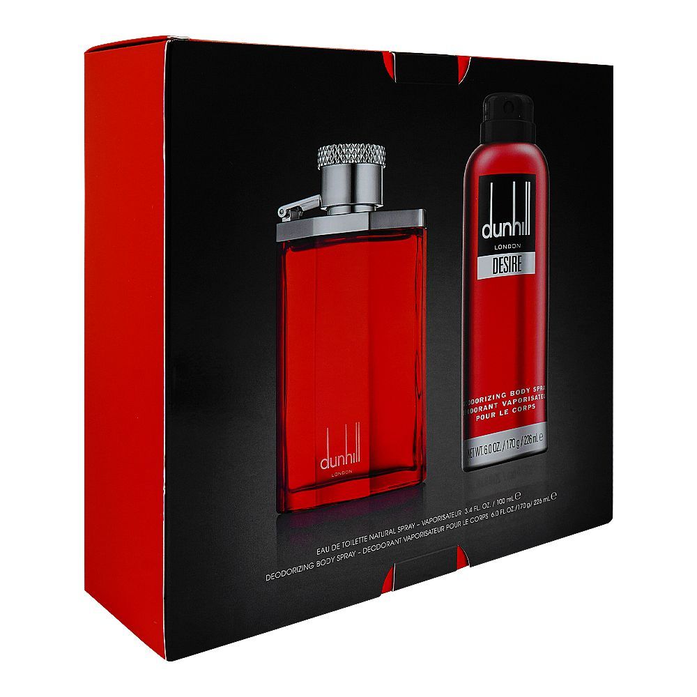 Buy Dunhill Desire Red Gift Set, For Men, Eau de Toilette Spray