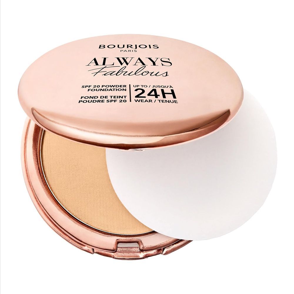 Bourjois Always Fabulous Powder Foundation, SPF 20, 24 Hours Lasting, 310 Beige