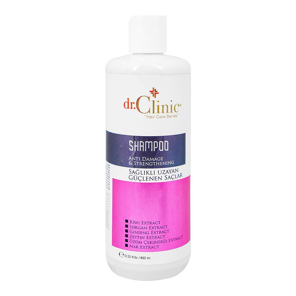 Dr.Clinic Hair Care Series Anti Damage & Strengthening Shampoo, 400ml