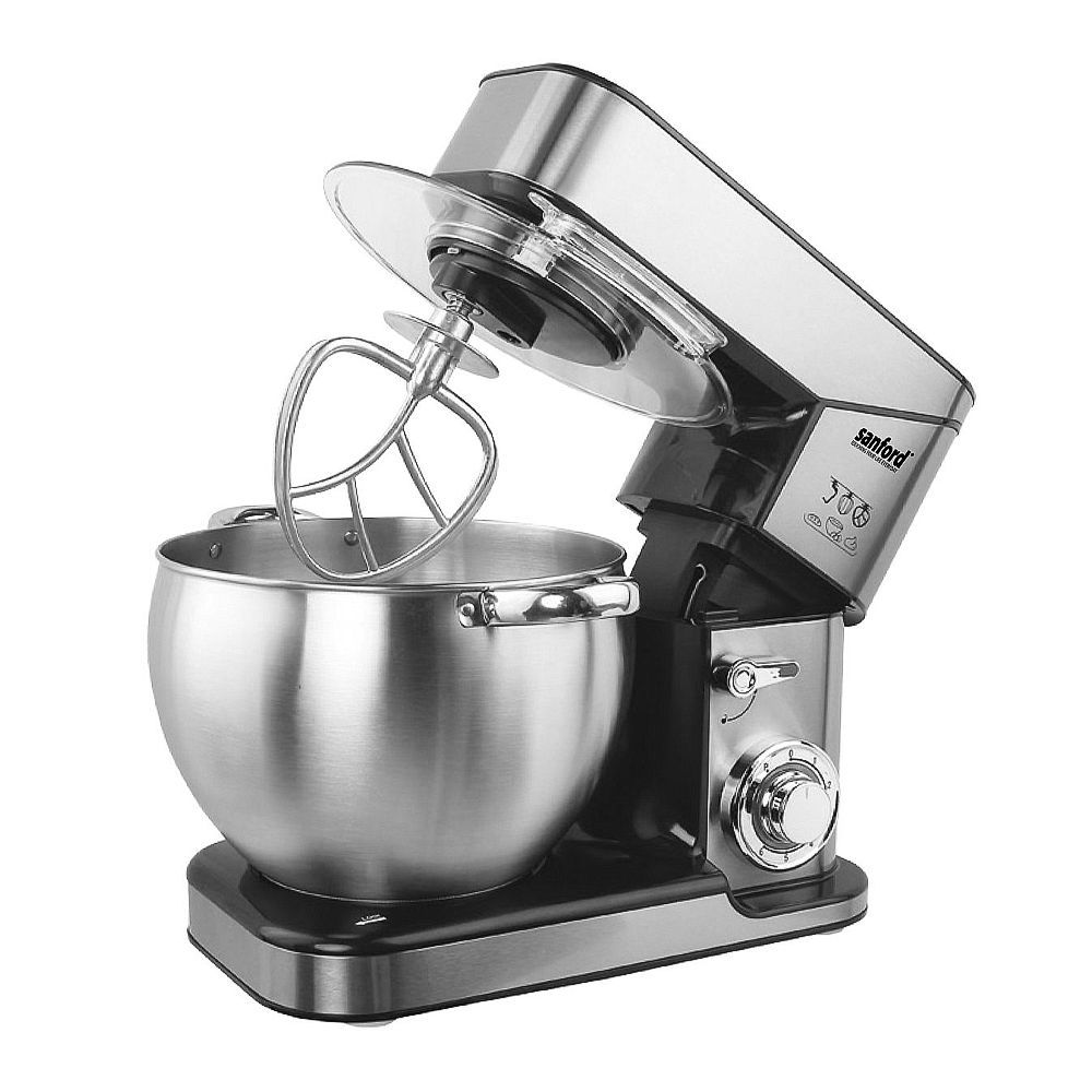 Sanford Stand Mixer, 2000W, 10 Liter Stainless Steel Bowl, Full Copper Motor, 6 Speed, Sf-1370SM