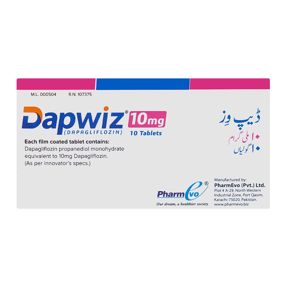 PharmEvo Dapwiz Tablet, 10mg, 10-Pack