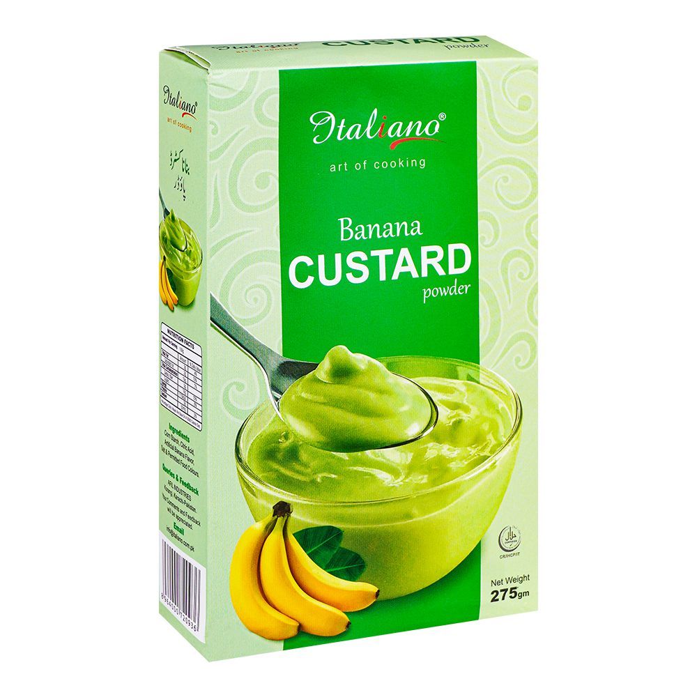 Italiano Banana Custard Powder, 275gm