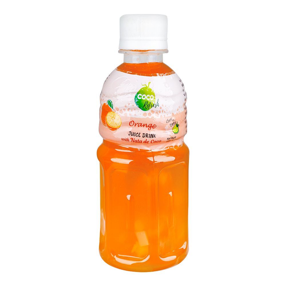 Italiano Coco Refresh Nata De Coco Orange Juice Drink, 320ml