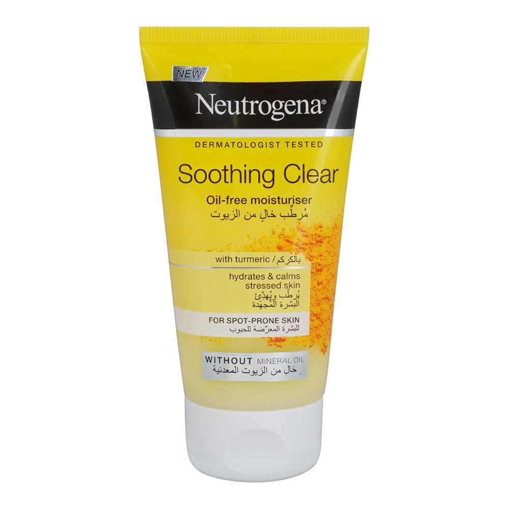 Neutrogena Soothing Clear Turmeric Oil-Free Moisturizer, 75ml