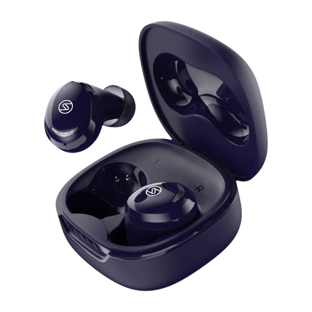 Zero Atom Z Dots ENC Wireless Earbuds, Upto 30 Hours Play Time, 380mAh Box Battery, 40mAh Earbuds Battery, Space Blue