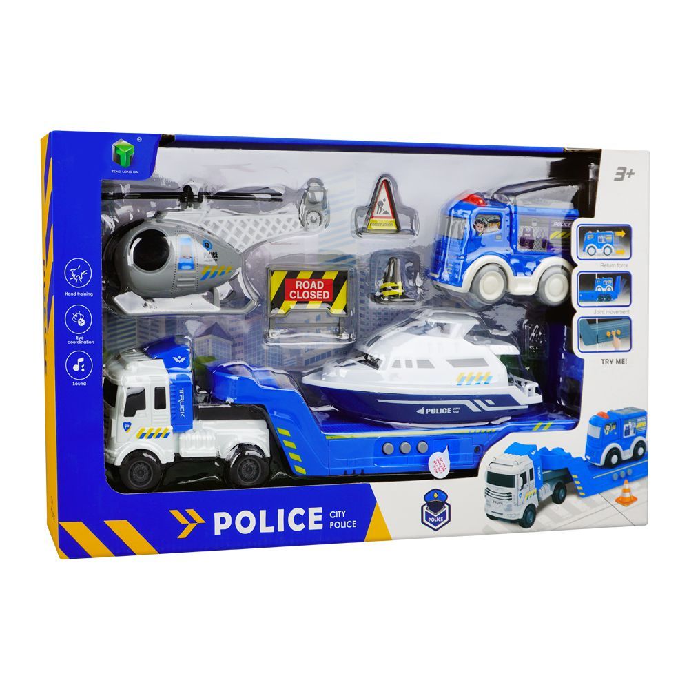 Fire City Rescue, Traffic Knowledge Game, For 3+ Age Kids, Blue, 2633-3