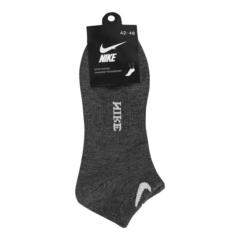 Nike Sports Cotton Ankle Socks, Grey