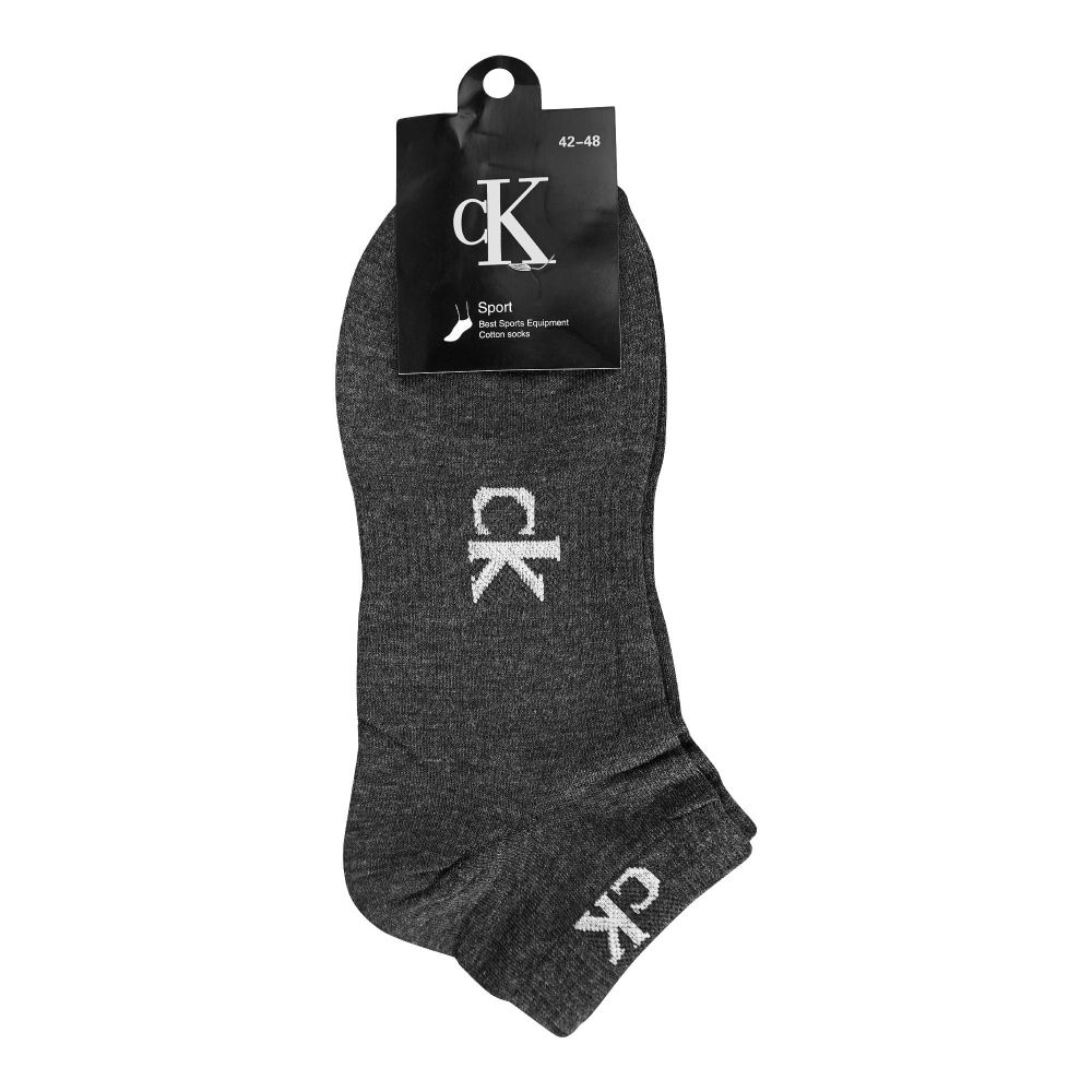 C.K Sports Cotton Ankle Socks, Grey