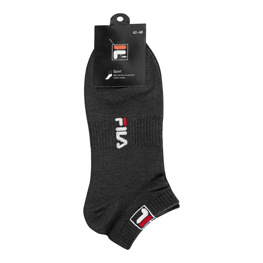 Fila Sports Cotton Ankle Socks, Grey