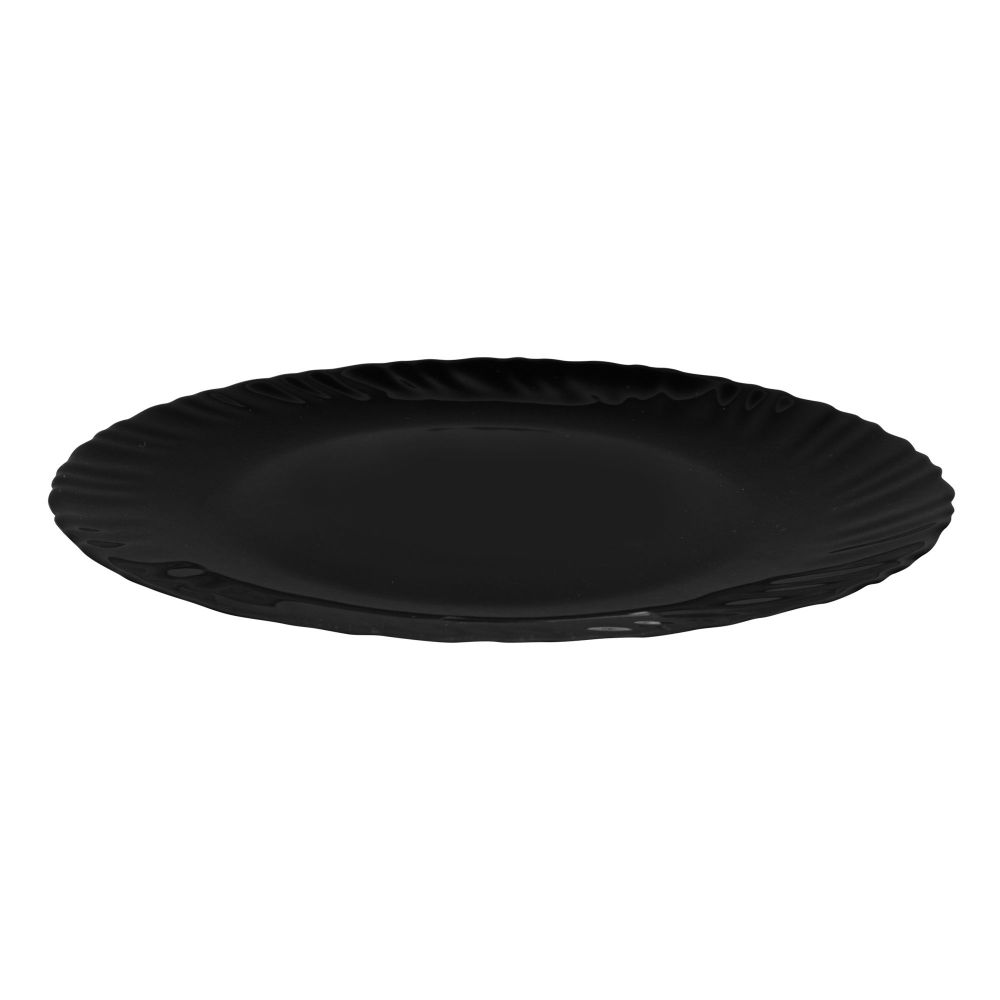 Table Top 10.5" Inches Klair Flat Plate, Black