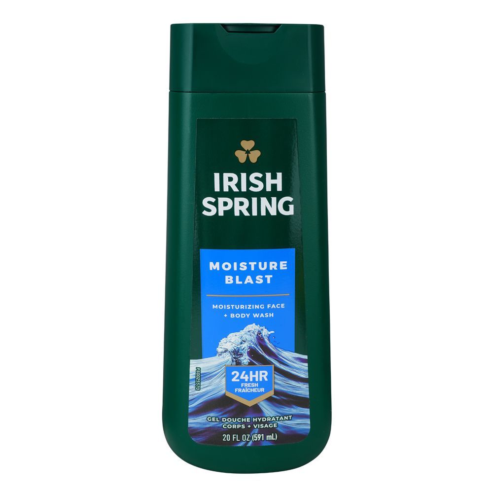 Spring Body Wash Order Irish Spring Moisture Blast Face + Body Wash, 24 Hours Fresh ...
