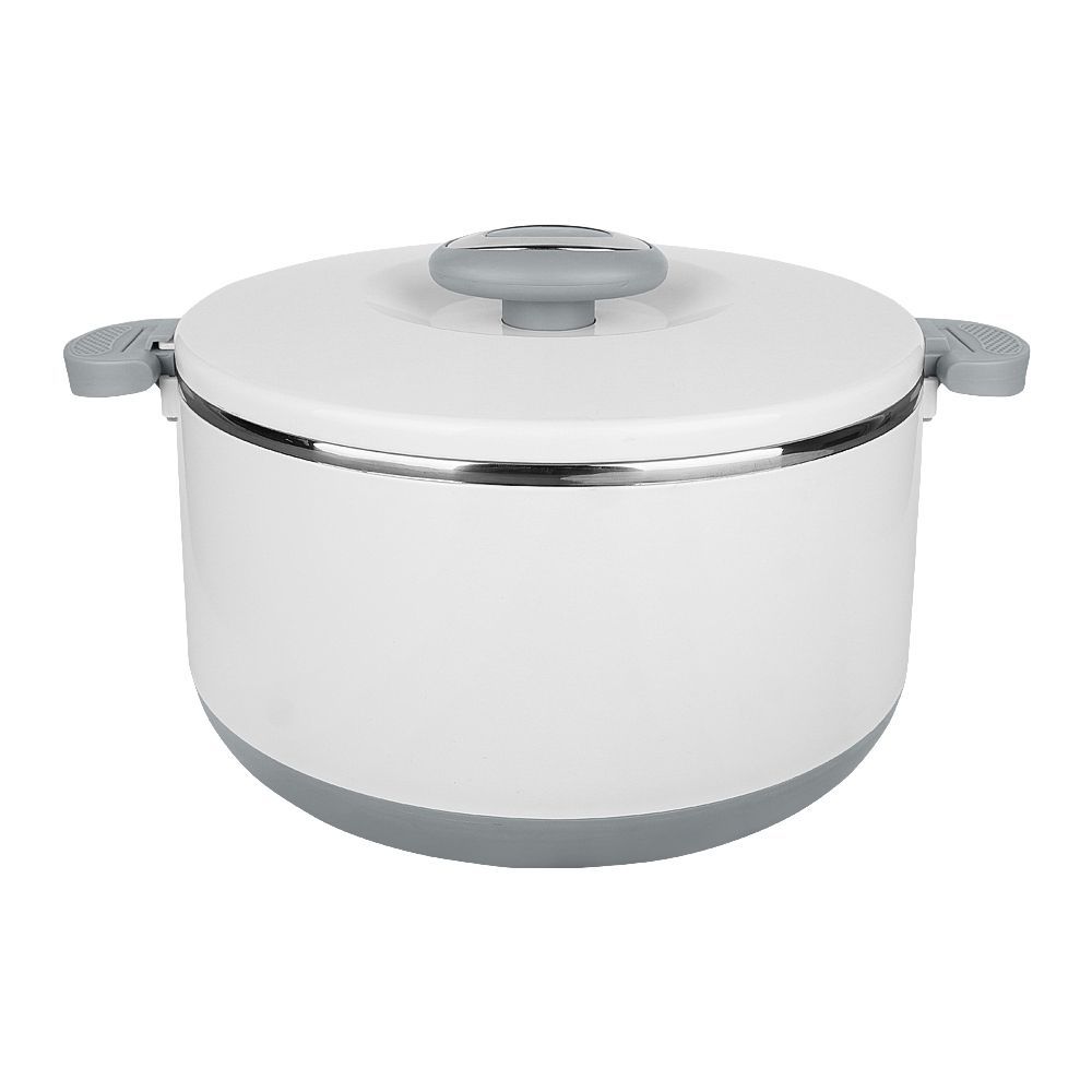 Happy Ware Hot Pot With Lockable LID, 5 Liter Capacity, Stainless Steel Inside, 25.5x33x17cm, Grey, SU-645