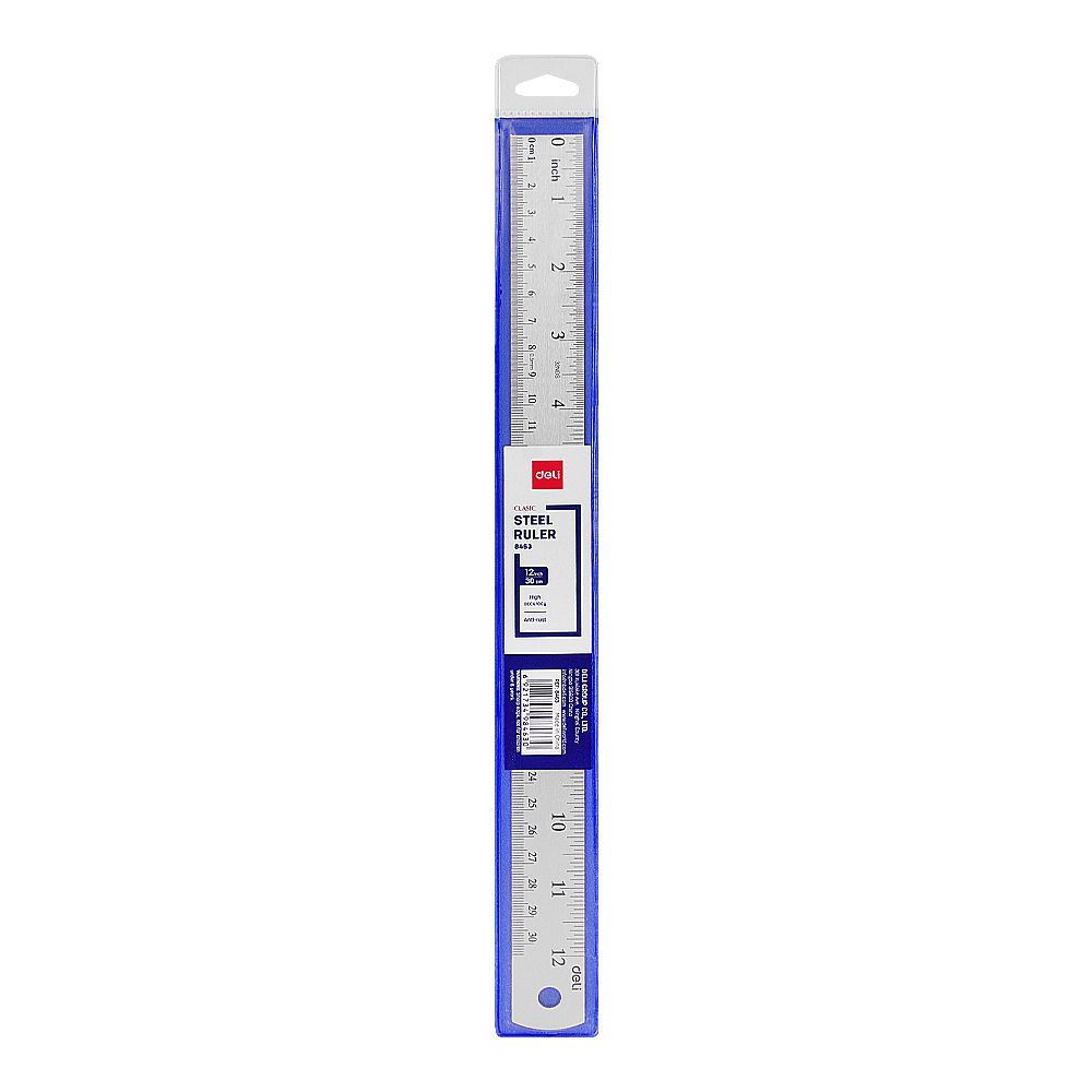 Silver Scale Ruler Purchase Deli 11.8in Scale Silver Steel Ruler, E8463 Online at Best ...