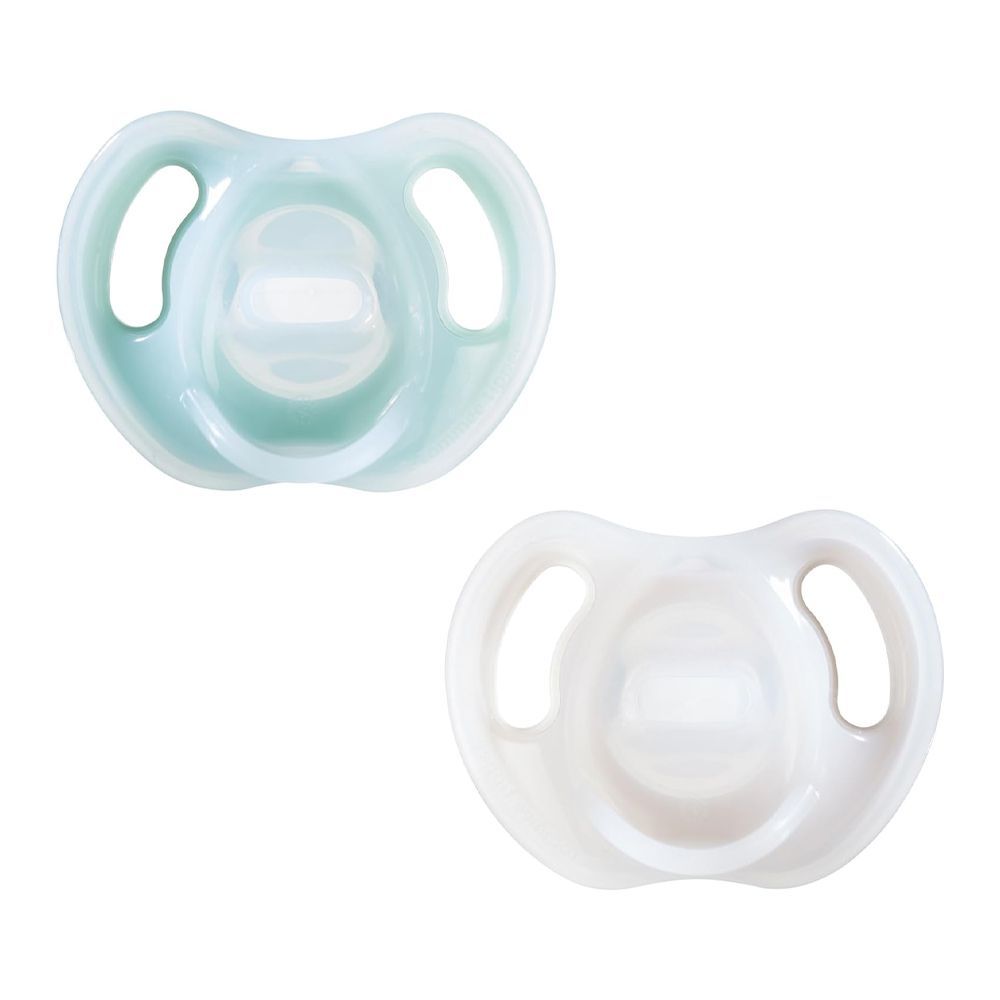 Tommee Tippee Ultra Light Soft Silicone Orthodontic Soother, BPA Free, For 0-6 Months, 2-Pack, 433461