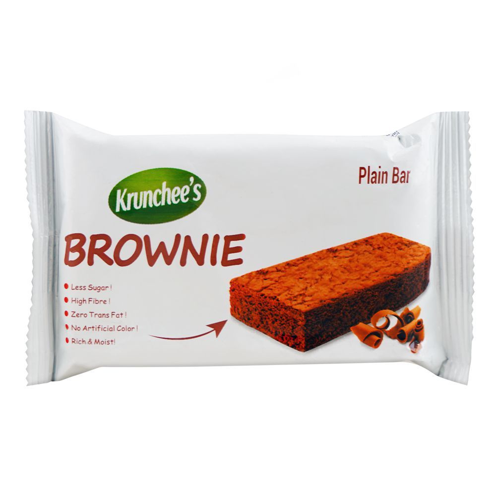 Krunchee's Brownie Plain Bar, 30g