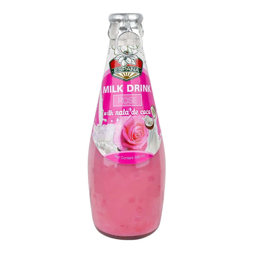 Espana Rose Milk Drink With Nata De Coco, 290ml