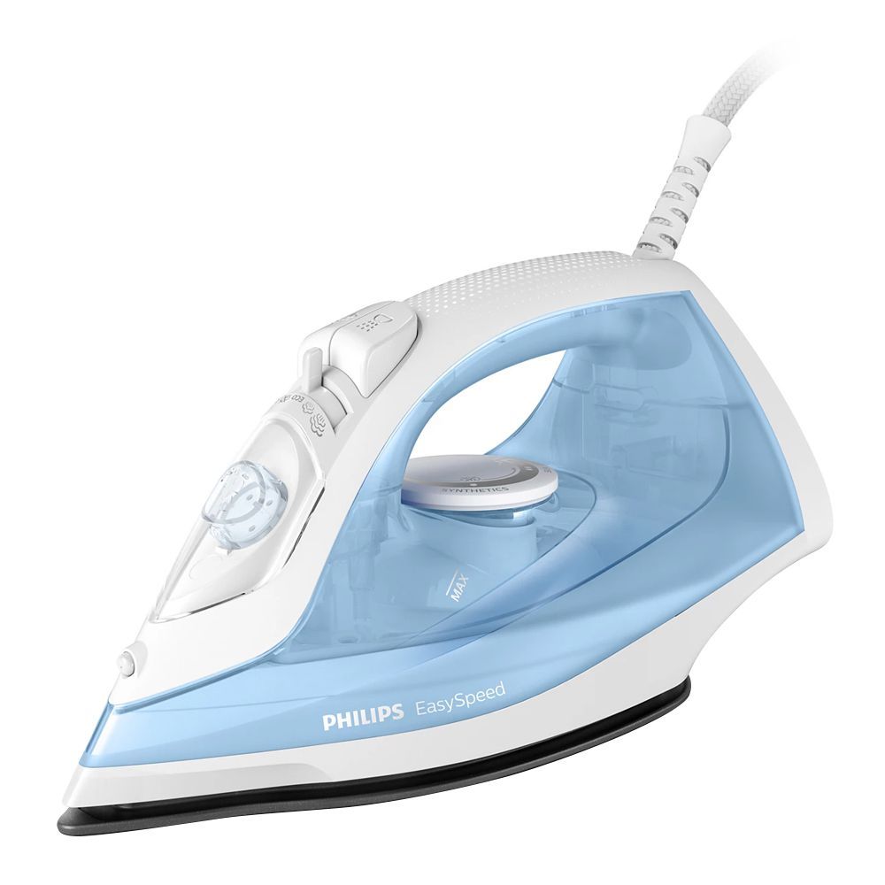 Philips Easy Speed Steam Iron, 2000W, 220ml Water Tank, Non-Stick, Steam Boost Up to 90g, GC-1740/26