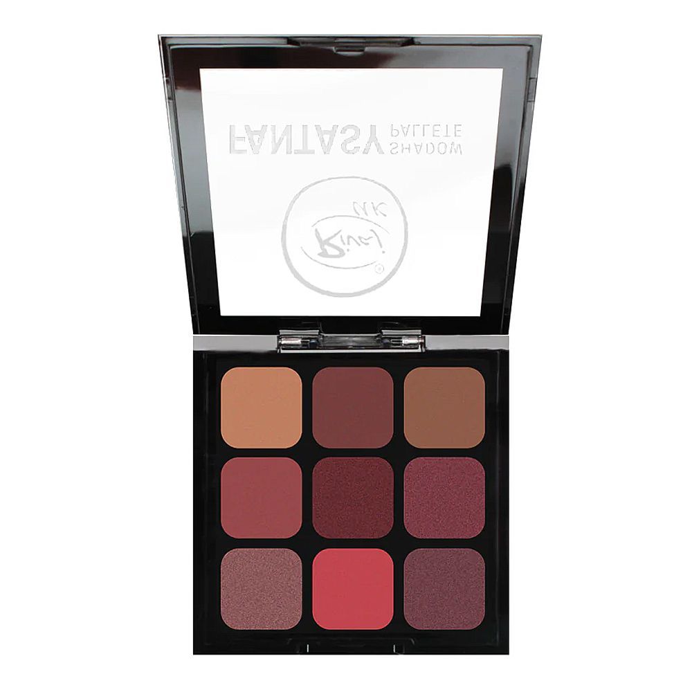 Rivaj UK 9 In 1 Fantasy Eyeshadow Palette, Highly pigmented, Velvety texture, 01