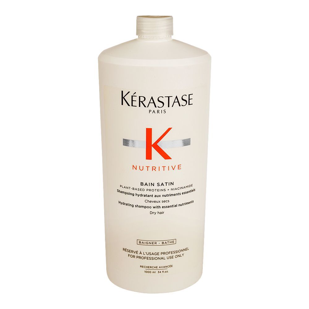 Kerastase Nutritive Bain Satin Shampoo, For Dry Hair Types, 1000ml