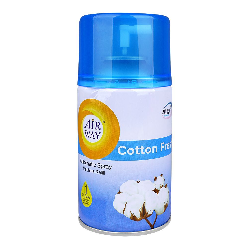 Air Way Cotton Fresh Air Freshener Spray Refill, 250ml