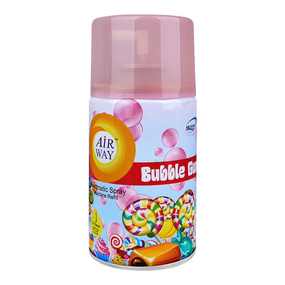 Air Way Bubble Gum Air Freshener Spray Refill, 250ml