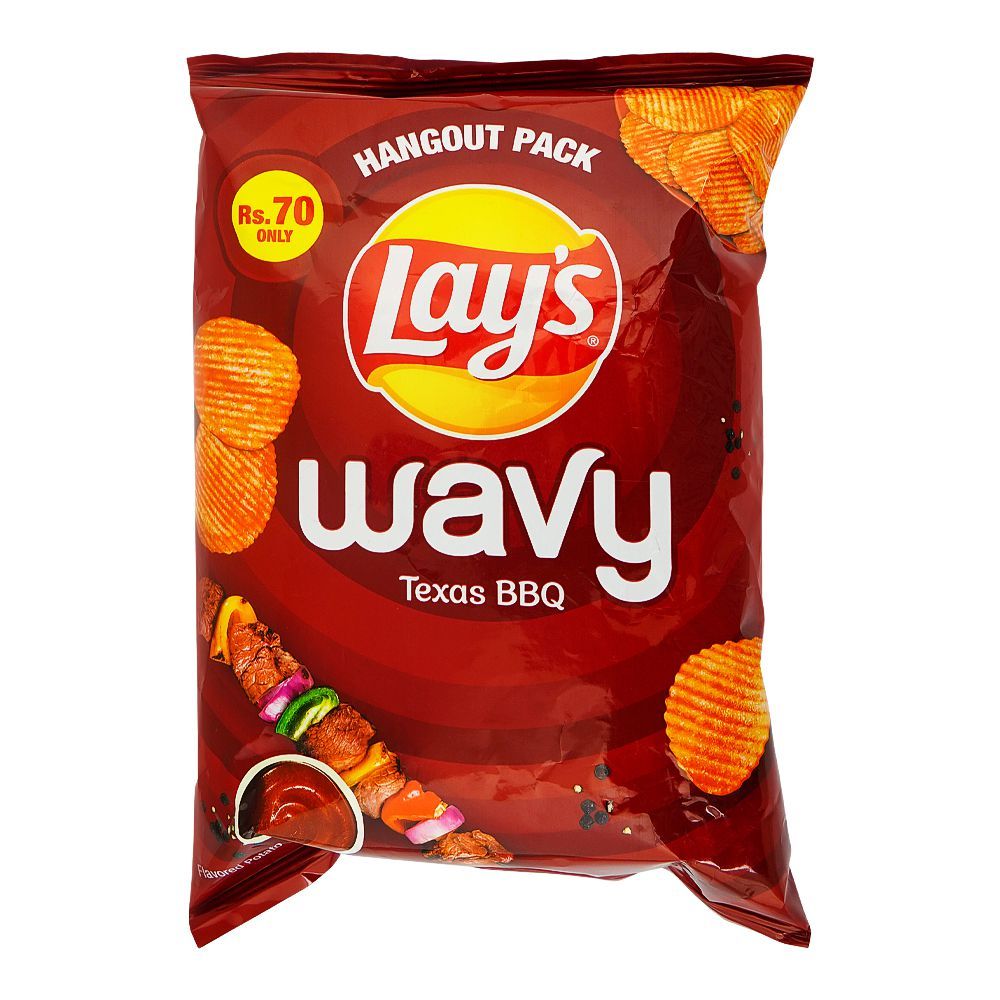 Lay's Wavy Texas BBQ Chips, 45g