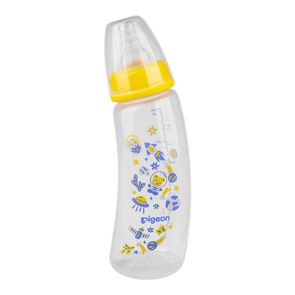 Pigeon Curve Nursing PP Bottle, Minimies Colic, BPA Free, For 4+ Months, 250ml, A80000