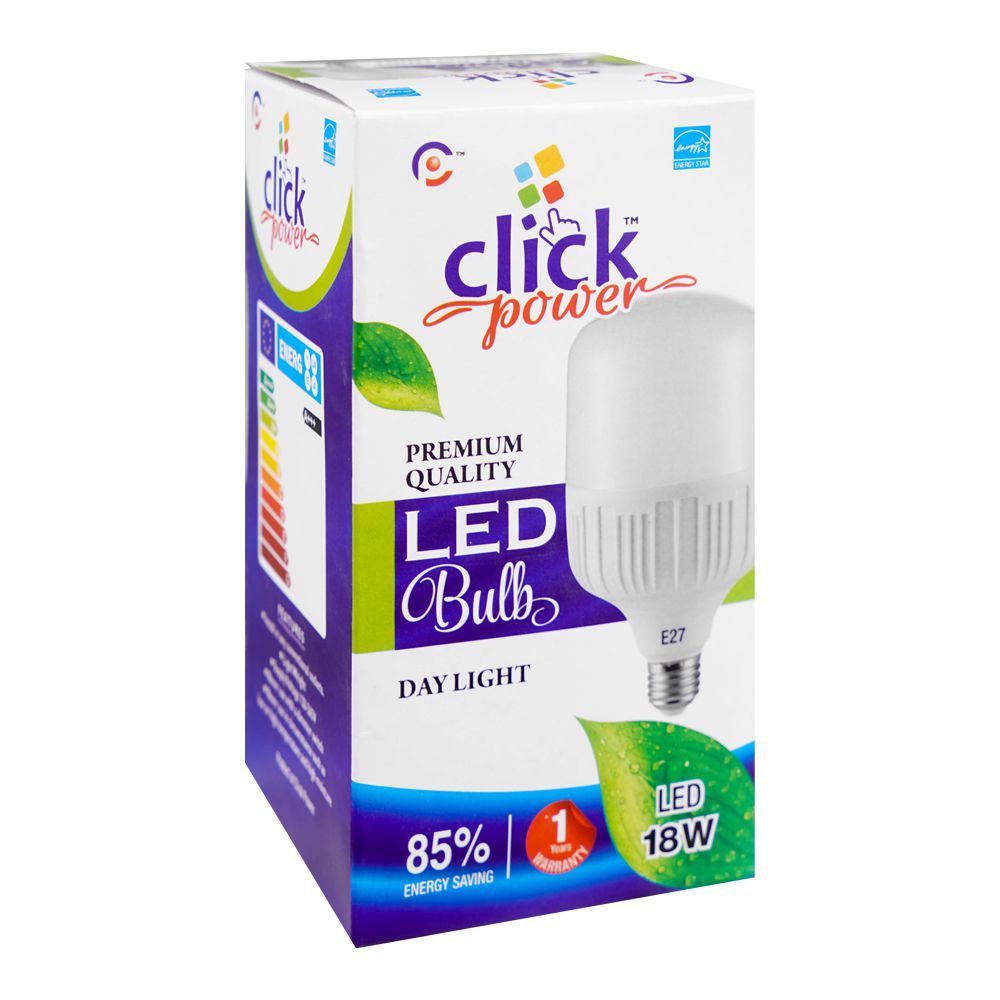 Click Power LED Bulb, 18W, E27