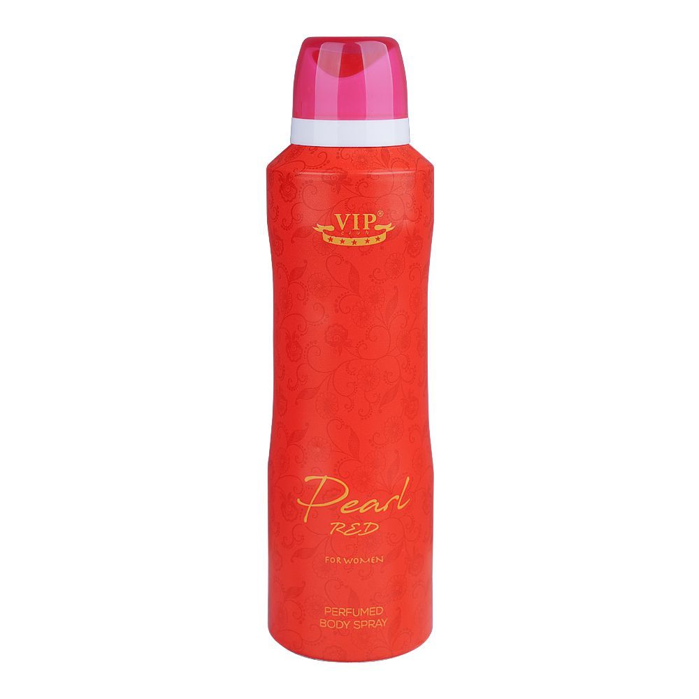 VIP Club Pearl Red Perfumed Body Spray, For Women, 200ml