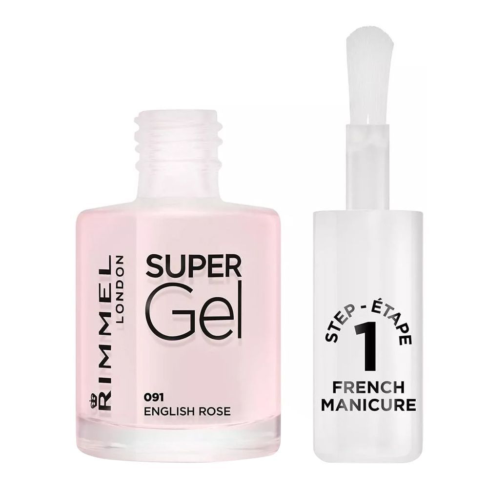 Rimmel Super Gel Nail Polish, 12ml, 091 English Rose