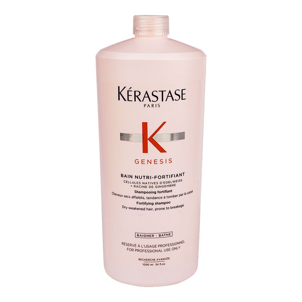 Kerastase Genesis Bain Nutri-Fortifiant Shampoo, For Dry Weak Hair, 1000ml