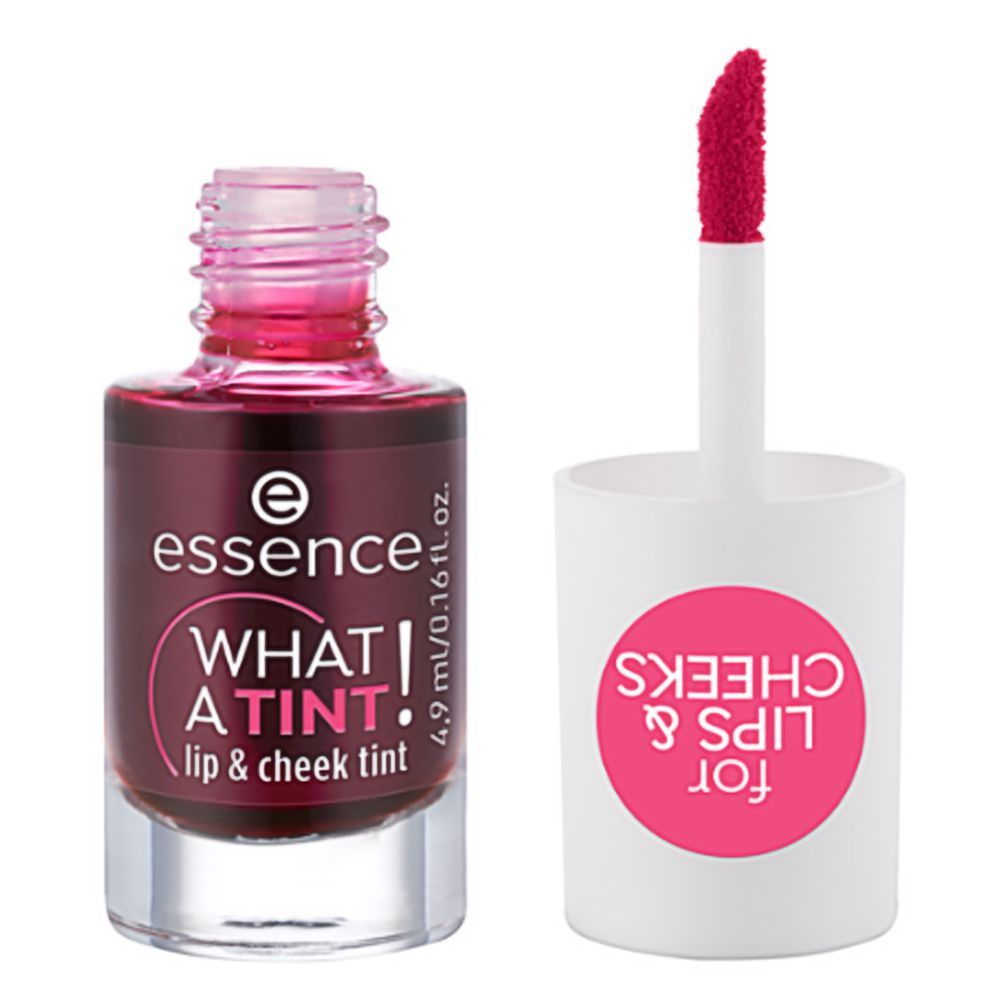 Essence What A Tint! Lip & Cheek Tint, 4.9ml, 01 Kiss From A Rose