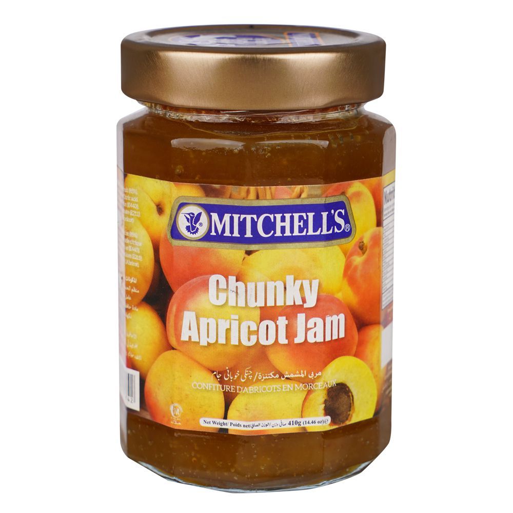 Mitchell's Chunky Apricot Jam, 410g