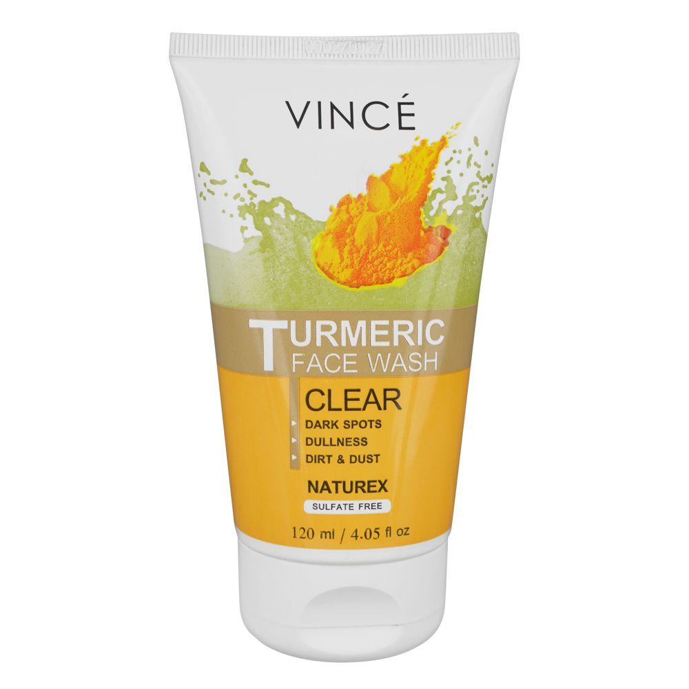 Vince Naturex Turmeric Face Wash, Sulphate Free, 120ml