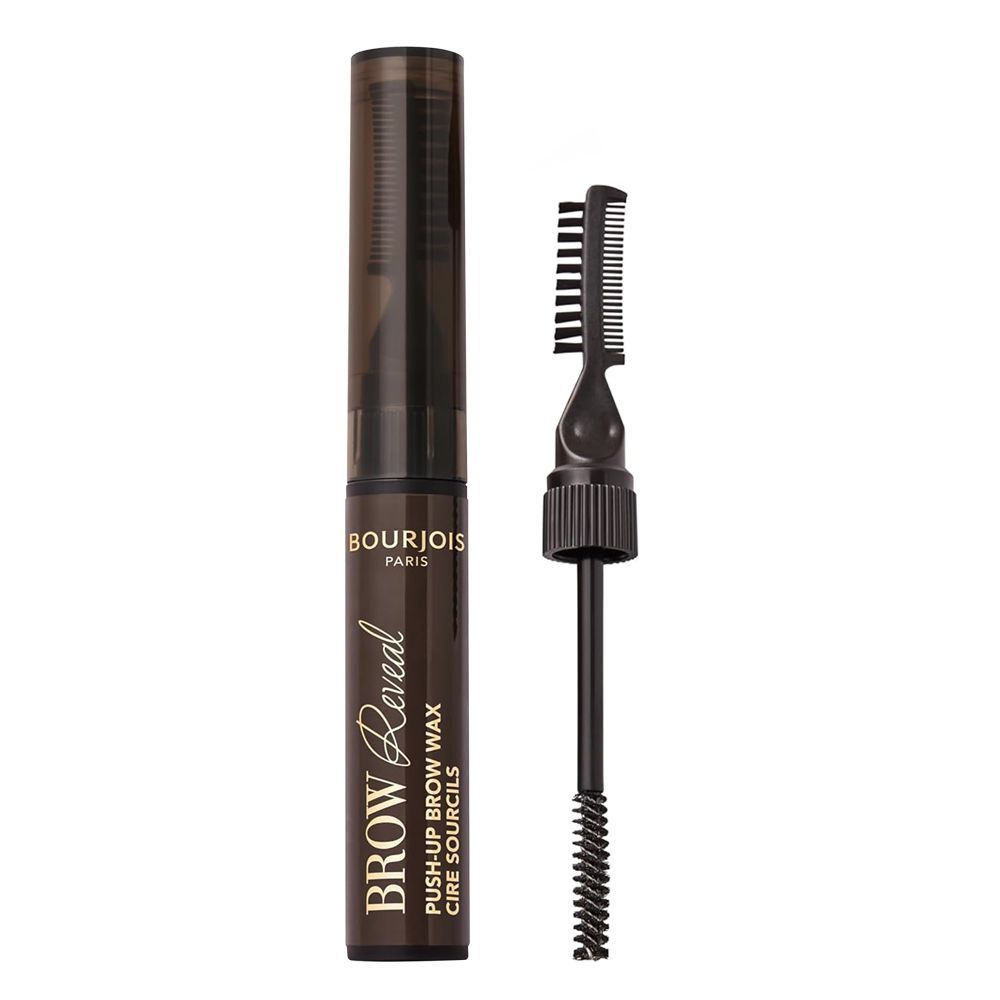 Bourjois Brow Reveal Push-up Brow Wax, Eyebrow Gel, 6g, 4 Black Brown