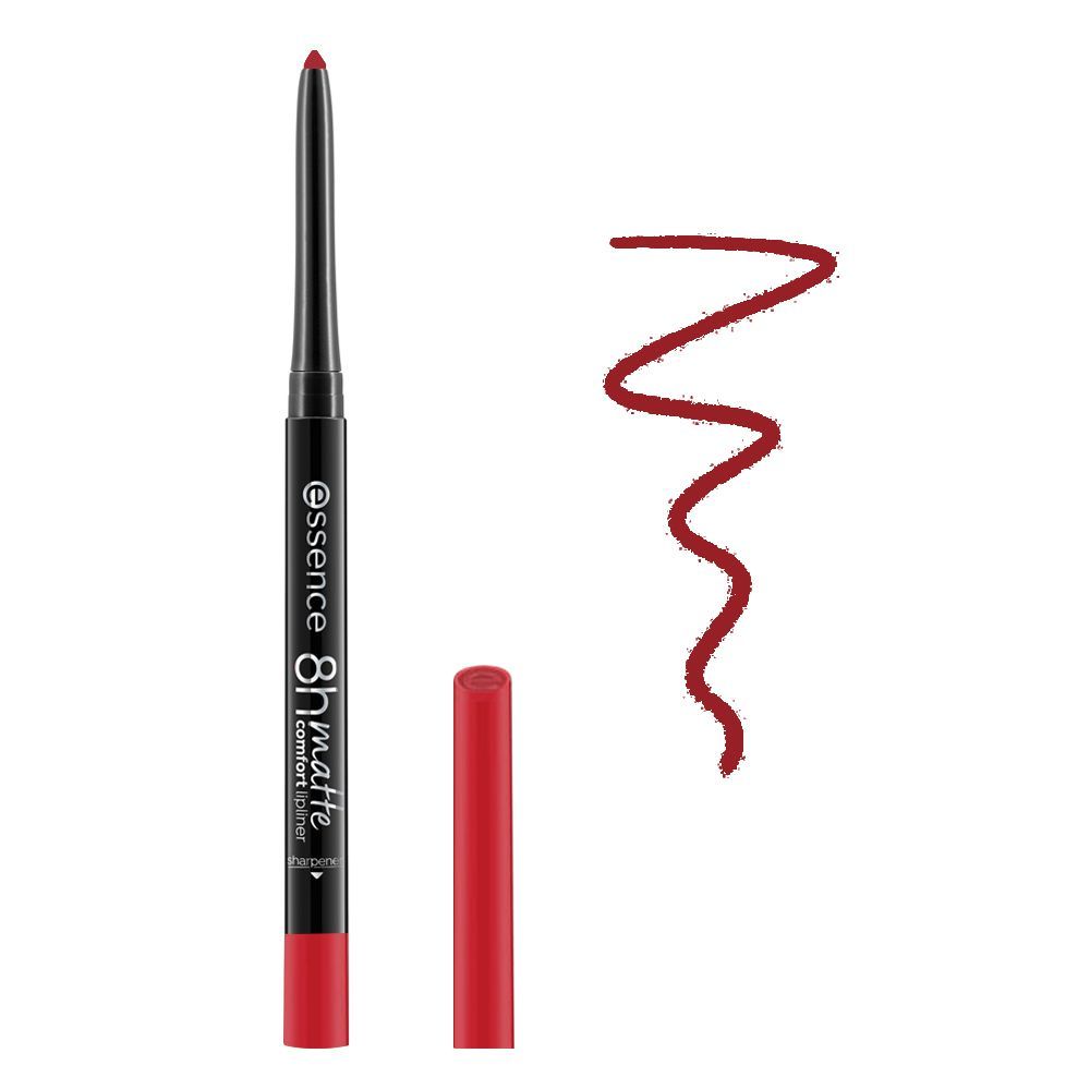 Essence 8h Matte Comfort Lipliner, Vegan, 0.3g, 07 Classic Red