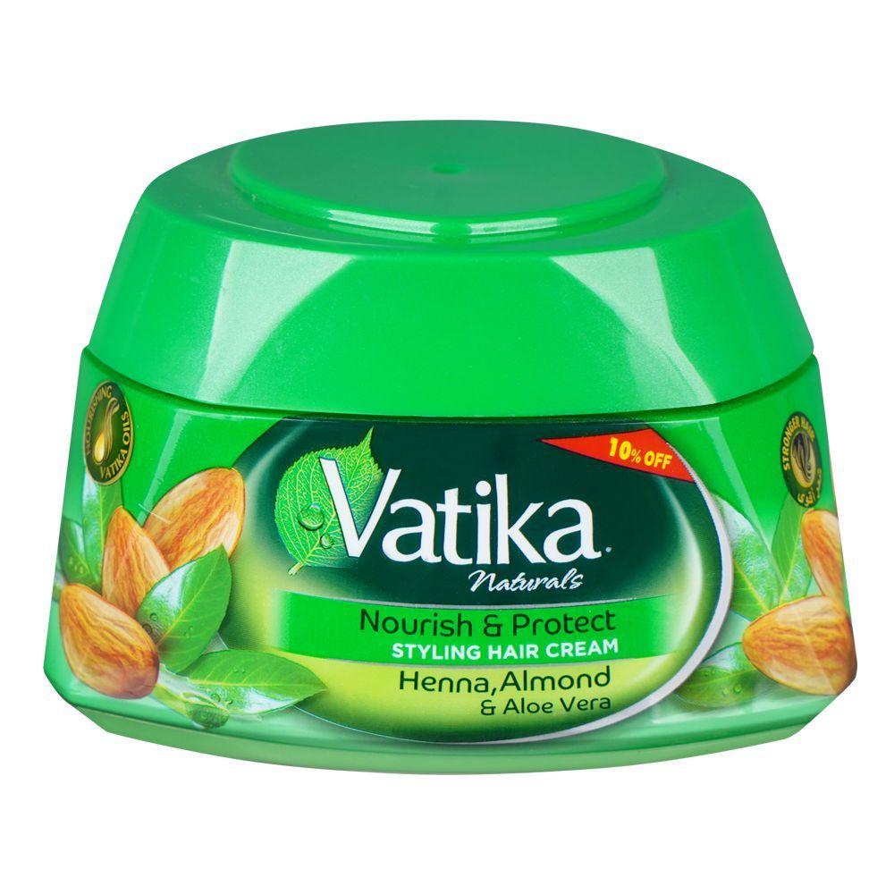 Vatika Henna, Almond & Aloe Vera Nourishing Hair Cream, 125ml