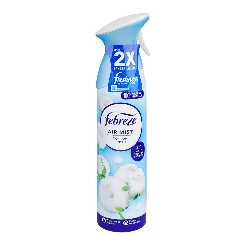 Febreze Cotton Fresh Air Mist Spray, 185ml