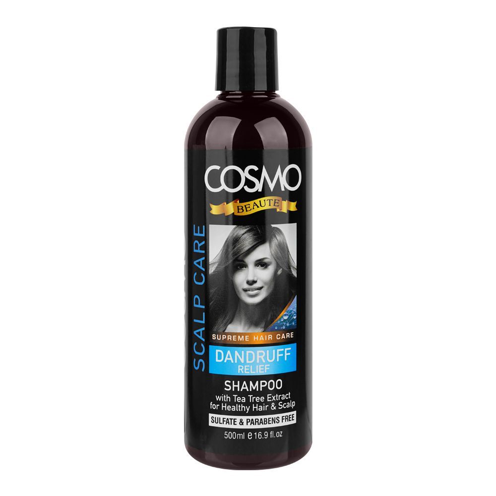 Cosmo Beaute Dandruff Relief Scalp Care Shampoo, Sulphate & Paraben Free, 500ml