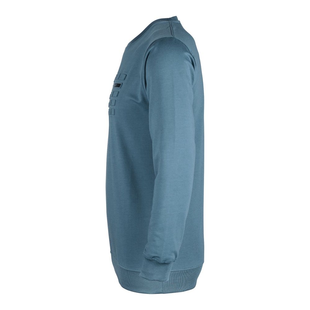 Sky Blue Comfy Crew Neck Sweatshirt main image 0