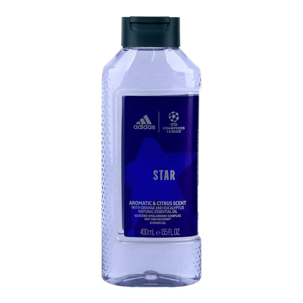 Adidas Star Aromatic & Citrus Scent Shower Gel, 400ml